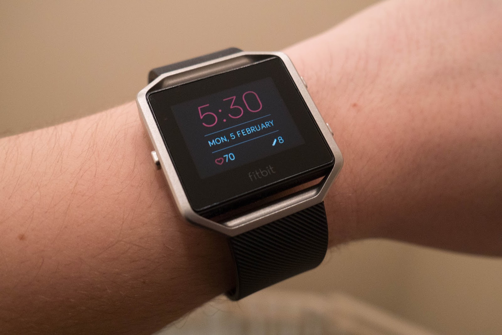 Fitbit blaze smart fitness top watch with heart rate monitor